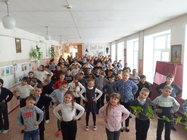 Учащиеся школы присоединились к Всероссийской акции «Марафон здорового образа жизни».
